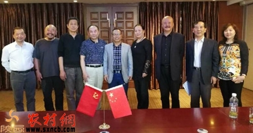 胡德明主任在京接见关天之窗高层并接受央视采访