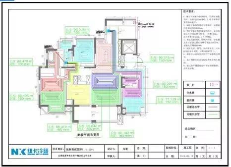 【锅炉地暖施工设计图纸】