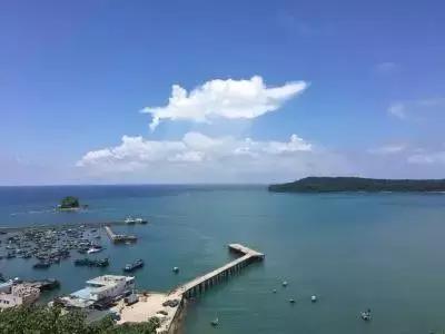 北海环岛游景区航行路线:南万渔港——妈祖三婆庙——冠岭山庄