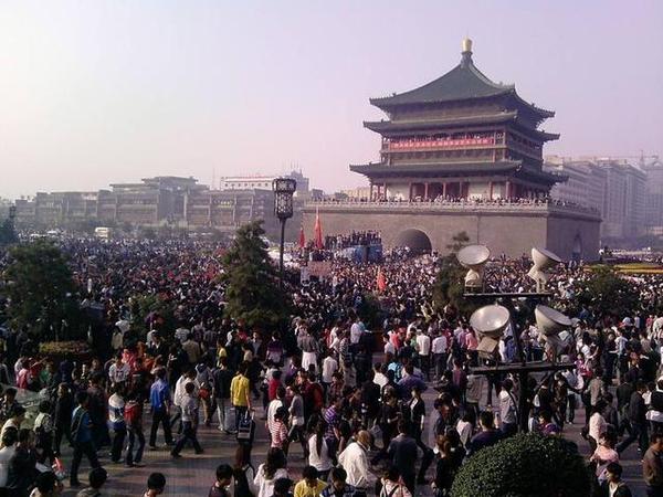 五一各大景点人潮汹涌 光看照片都怕了-旅游频道