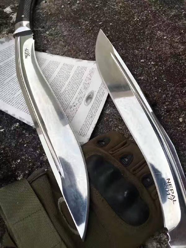 490g刀鞘:牛皮刀鞘【尼泊尔武士】目前尼泊尔廓尔喀弯刀领域唯一一款