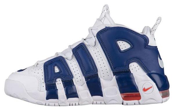 此番nike将尼克斯的主题配色运用到皮蓬的经典战靴nikeairmoreuptempo