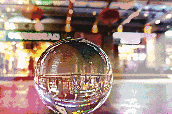 水晶球上的清新:换个角度看清新原来可以这样美呢