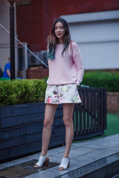 私服简直是艺术!韩国文青系长腿模特—irene