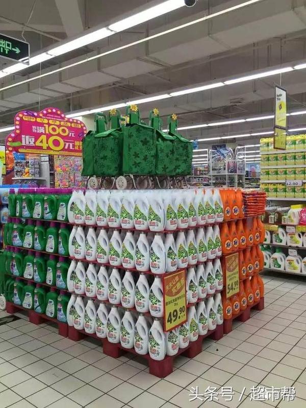 超市4月商品陈列集锦之堆,端头陈列图片-超市帮