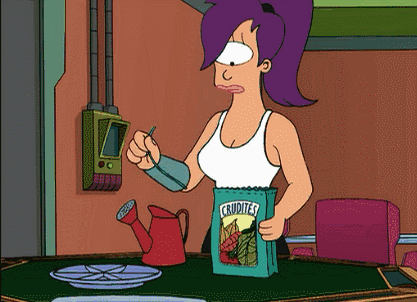 爆笑gif:新一代速食产品,浇水就能自动生成美食