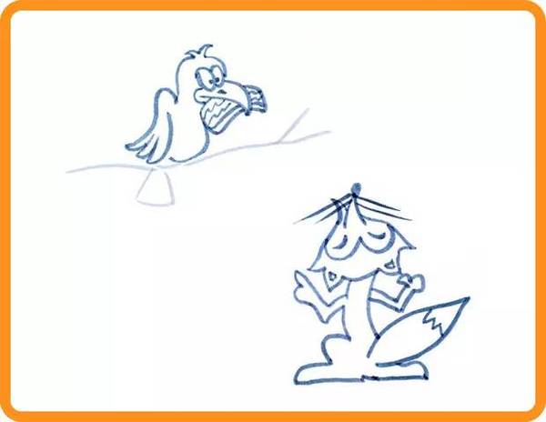 【亲子时间—学画画】乌鸦和狐狸