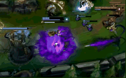 【gif图集】区区一个辅助竟然逼出adc闪现