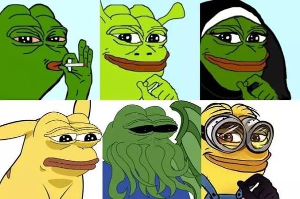 feels bad man 就酱,本来就长得不咋好看的pepe 彻底成了一只丧蛙