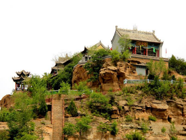 神木天台山奇景:一山揽秦晋,二水锁烟霞-旅游频道