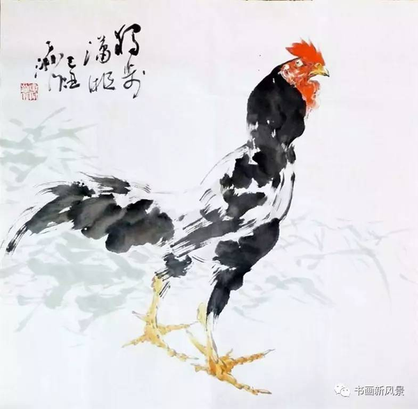 这位画鸡好生猛!
