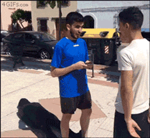 搞笑gif:骆驼发怒的时候感觉要吃人啊!