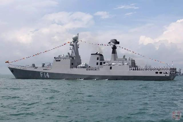参阅的缅甸海军的缅甸国产"江喜陀"级护卫舰曾被视为中国054型护卫