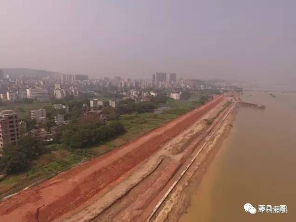 效果图 河东防洪堤项目 县城防洪排涝河东堤总投资8900多万元,起于