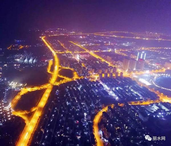 丽水惊现"七彩夜景",送上高清美图,最新版丽水