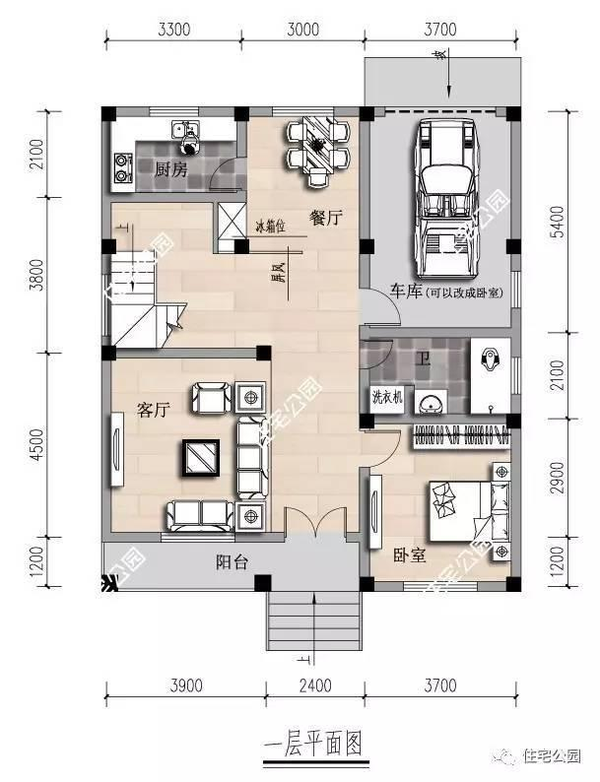 15米乘16米房屋设计图