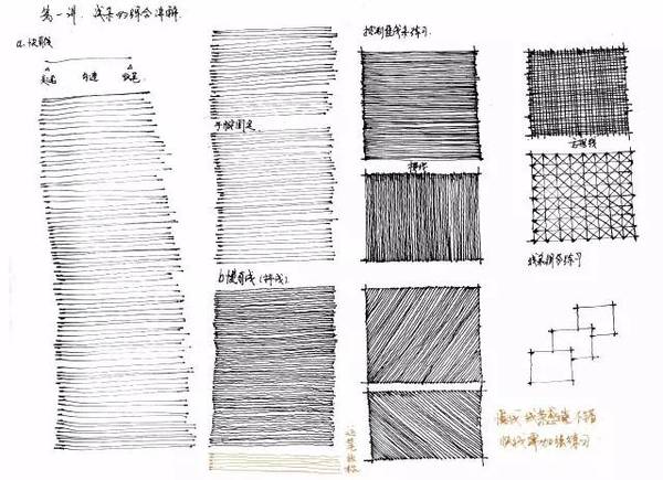 手绘零基础线条练习!