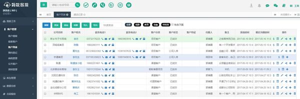 蚂蚁客服为用户设计了高效简洁的通信应用功能,围绕客户资料建立真正