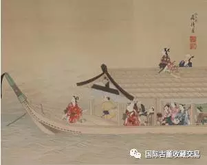 (精品赏析)日本江户时代手绘宫廷画作