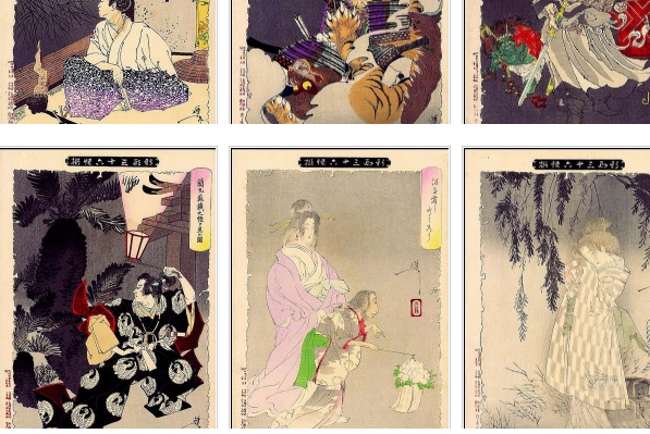 (精品赏析)日本江户时代手绘宫廷画作