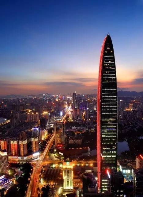 深圳夜景,通透得令人心醉.