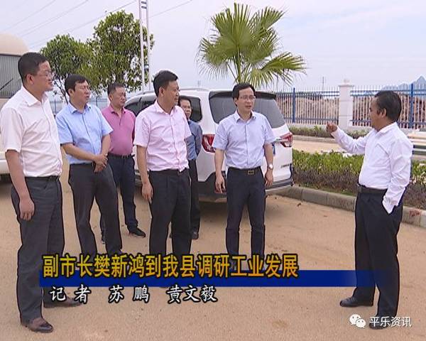 桂林市副市长樊新鸿到平乐县调研工业发展