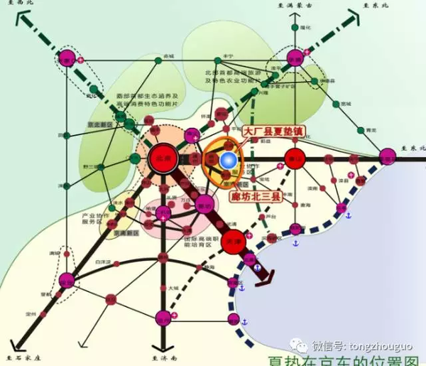 北三县一张图曝光!大厂高铁站位置披露没提厂通桥