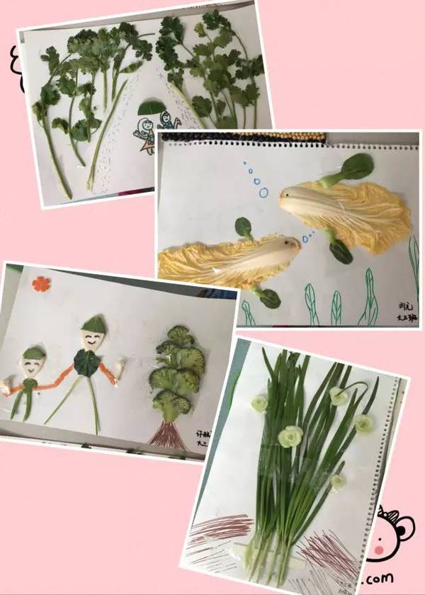 幼儿园——蔬菜粘贴画