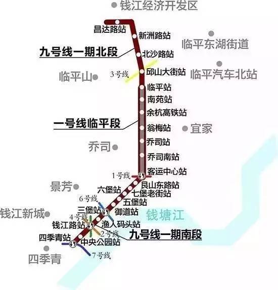 本周五万宝城开业,地铁9号线将开建!临平山北人民交通