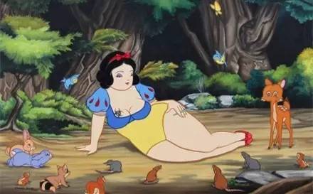 当白雪公主成了胖子.