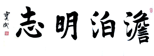 书法博大精深,愿与诸君共勉——那宝成