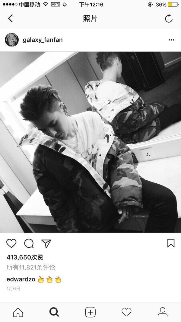 吴亦凡更新ins照片_instagram关注明星教程