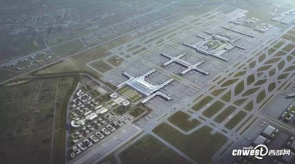 西安咸阳国际机场东航站楼(t5航站楼)规划设计图