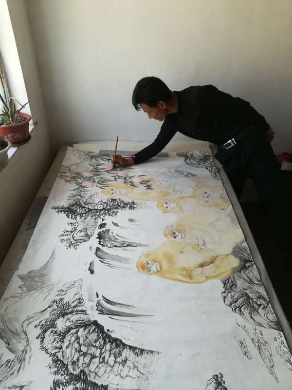 作品洋溢着对刘连奎对家乡的热爱,对现实美好生活的赞颂.