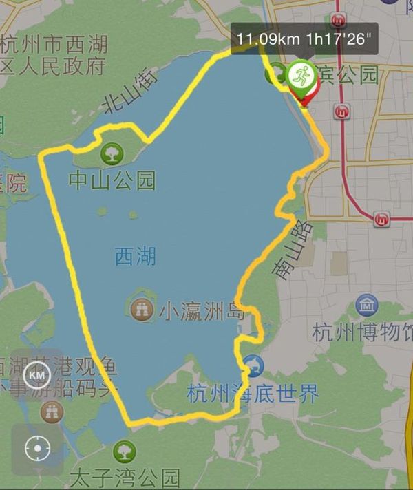 2km 大圈8km 北陵公园作为沈阳最大的公园,也是沈阳的跑步圣地之一,有