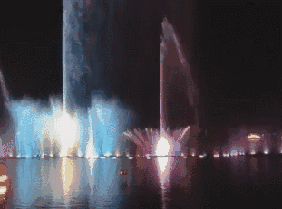 商丘日月湖喷泉怎么了?本周竟然不能喷放?