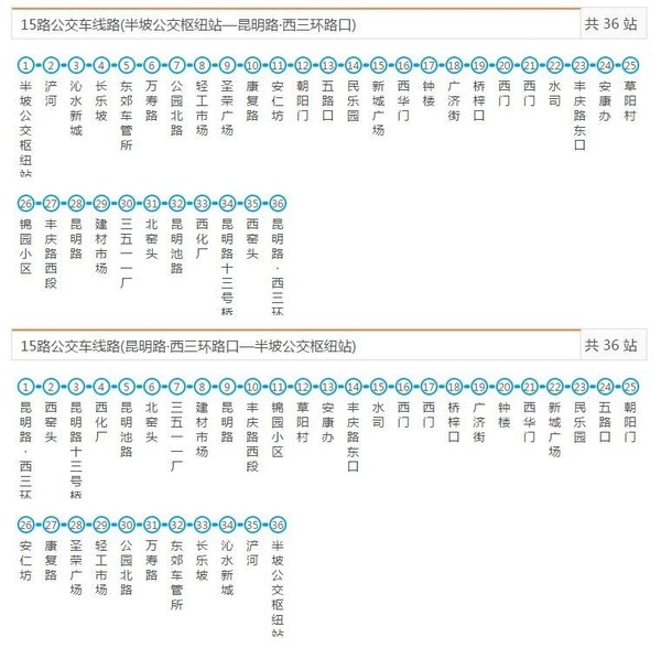 16路公交车线路(公交五公司家属院—辛家庙公交枢纽站)
