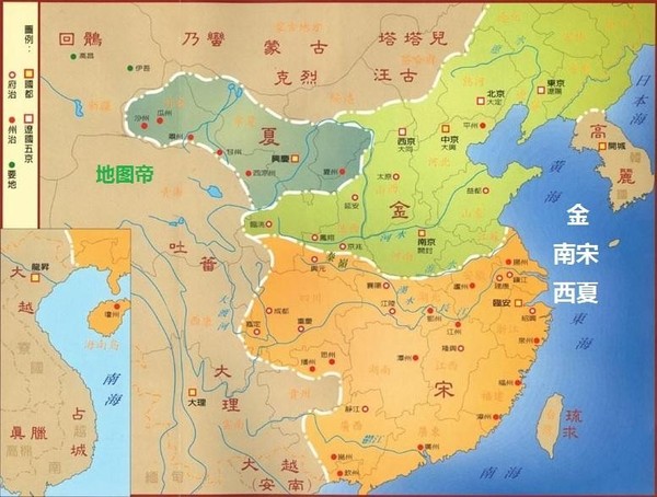 中国台湾出版的中国历朝地图,绘制精美-历史频道-手机