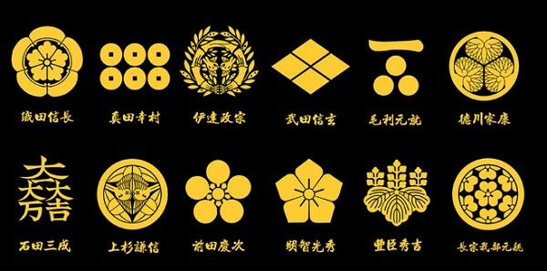 日本各个时期家徽的发展,各种样式的家徽多达千种