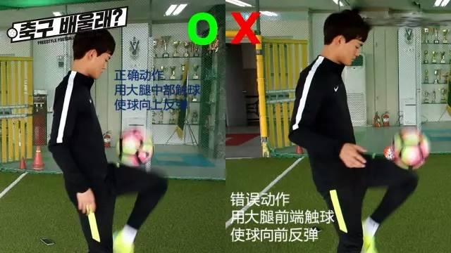 足球教学!这个部位颠球,同样可以练出良好球感
