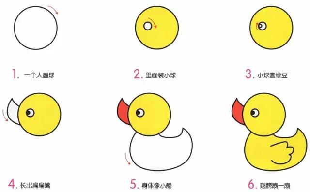儿童简笔画:带有儿歌小动物绘画,为学习增添乐趣