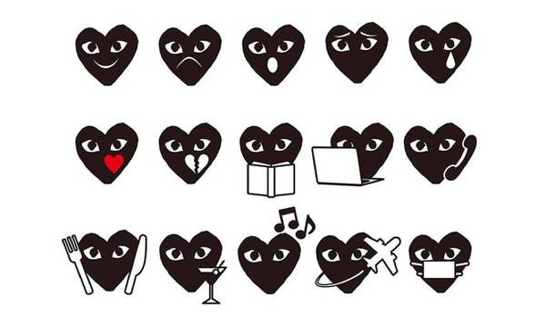拥有绝对符号优势的日本时尚品牌comme des garons 推出了全新的