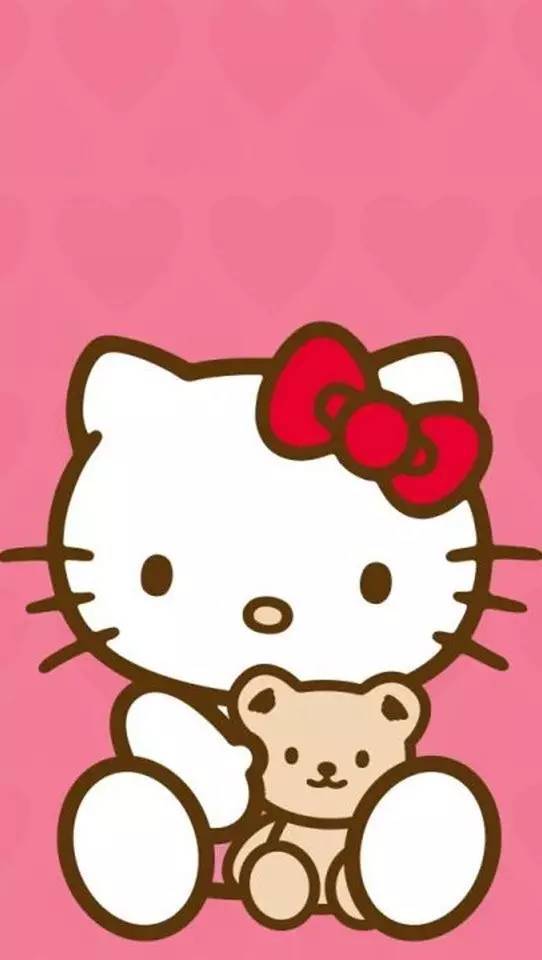 6月2 粉色hello kitty锁屏壁纸原图更新 自取不谢!