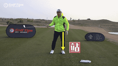 站稳左脚能使身体在挥杆过程中保持稳定.