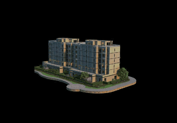 (以上图片均为示意图) 4法:空间四进 传统的中国四合院讲究从外到内的