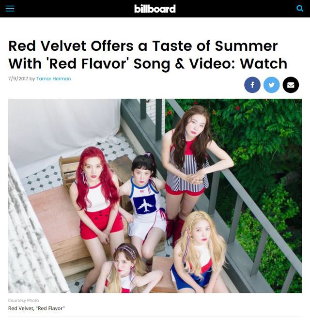 特别是,《红色味道(red flavor)》舞台表演由有名编舞家kyle