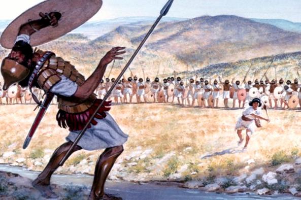 大卫与歌利亚之战,小个球员成功逆转的典范!-体育频道-手机搜狐当非利士军队驻扎在以拉山南部,以色列军队驻扎在北部山脊的时候,两-新闻100