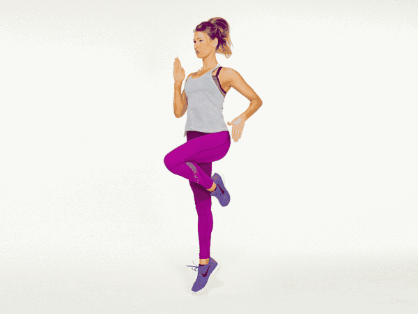 然后是膝盖,双脚并拢,微蹲以双脚为圆心,顺时针和逆时针转动,然后是