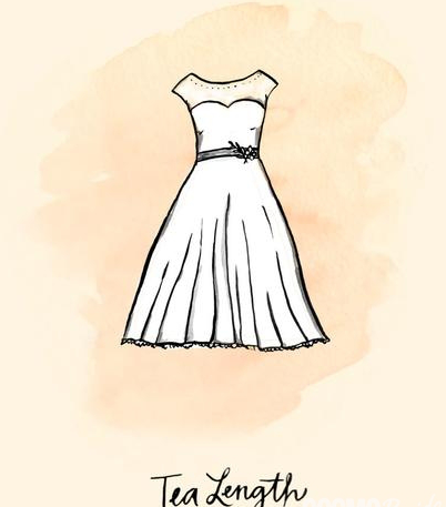 婚纱的款式图_婚纱款式图手绘