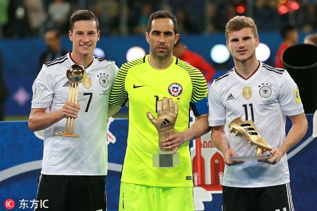 德国二队勇夺联合会杯比达尔心碎表情让人泪目